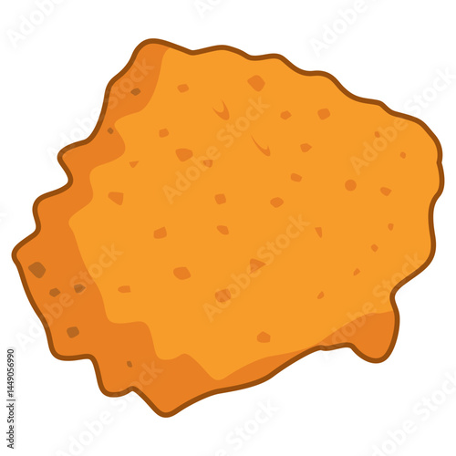 Crunchy Golden Fried Chicken Cutlet