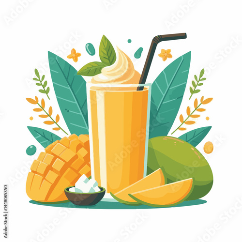 fresh, mango, healthy, fruit, cocktail, lassi, smoothie, vegetarian, summer, tropical, yellow, blended, shake, drink, lassie, background, indian, exotic, dessert, cold, yoghurt, glass, food, beverage,