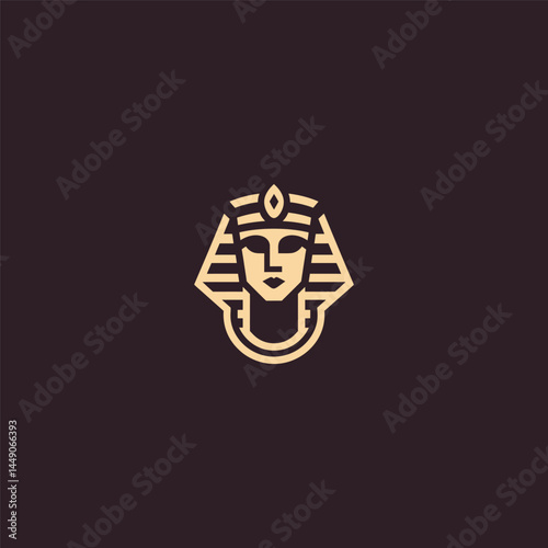 Cleopatra logo in bold geometric illustration style.