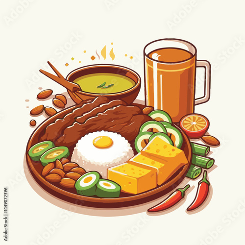 traditional, spicy, indonesia, rendang, cuisine, meat, indonesian food, food, homemade, minangkabau, beef, delicious, lunch, coconut milk, meal, chili, background, west sumatra, restaurant, padang, ta