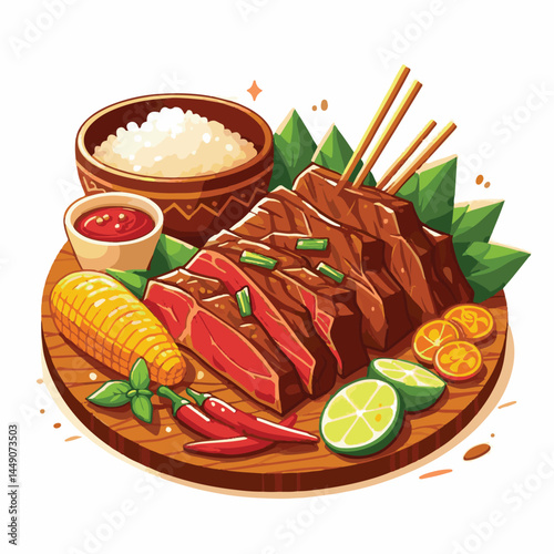 traditional, spicy, indonesia, rendang, cuisine, meat, indonesian food, food, homemade, minangkabau, beef, delicious, lunch, coconut milk, meal, chili, background, west sumatra, restaurant, padang, ta