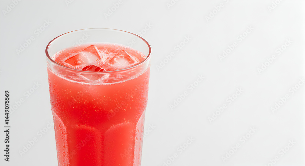 Refreshing Watermelon Juice Drink in Glass with Ice Refreshing Watermelon Juice Drink in Glass with Ice
