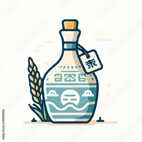 drink, alcohol, rice, food, background, traditional, asia, cup, beverage, tradition, wine, alcoholic, sake, liquor, healthy, cuisine, asian, white, ingredient, korean, table, fresh, makgeolli, korea, 