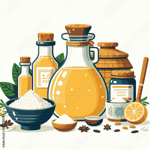 drink, alcohol, rice, food, background, traditional, asia, cup, beverage, tradition, wine, alcoholic, sake, liquor, healthy, cuisine, asian, white, ingredient, korean, table, fresh, makgeolli, korea, 