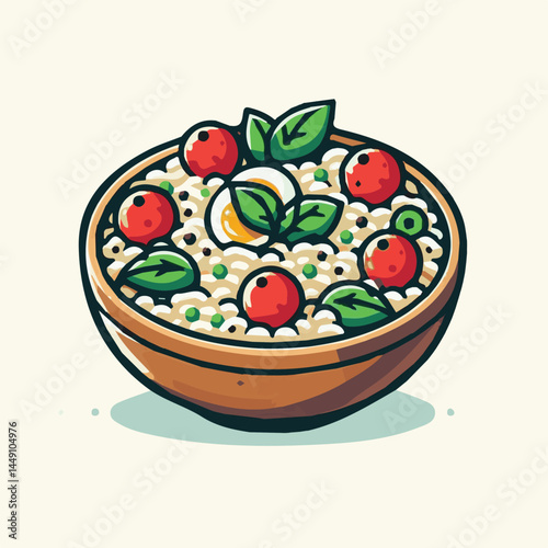 food, rice, risotto, dish, dinner, meal, plate, gourmet, italian, cuisine, lunch, cheese, parmesan, healthy, background, delicious, traditional, tasty, cooked, homemade, vegetable, recipe, top view, m