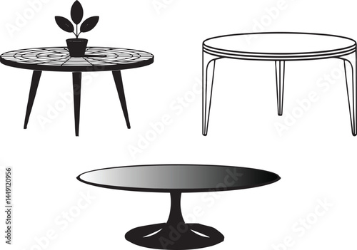 modern dining table