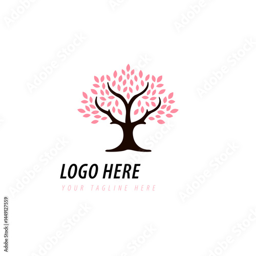 Wallpaper Mural Modern minimalist professional and creative tree logo design. Torontodigital.ca