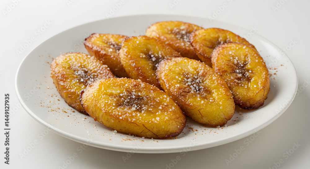 Fried Plantains with Cinnamon Sugar Fried Plantains with Cinnamon Sugar