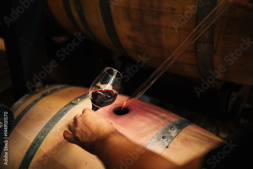 Wallpaper Mural Wine barrel tasting / sampling.  Torontodigital.ca