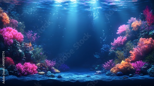 Wallpaper Mural Underwater world of vibrant coral reefs Torontodigital.ca