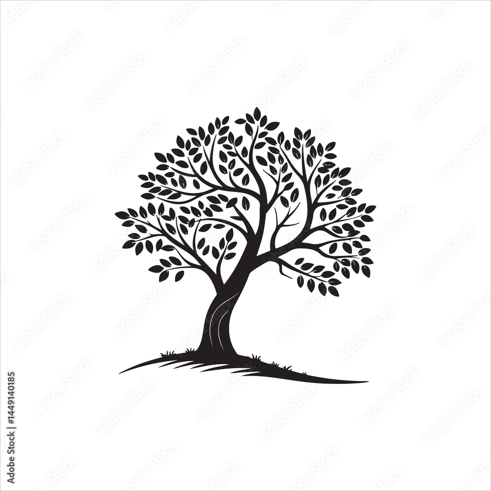 Fototapeta premium Tree Silhouette Clip Art