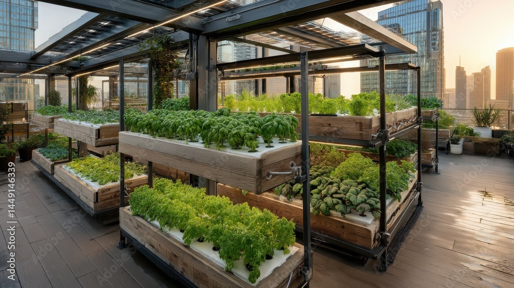 Dynamic Multi-Tiered Urban Farm Garden Featuring Advanced Hydroponic Systems Enhancing Food Sustainability and Urban Green Spaces Dynamic Multi-Tiered Urban Farm Garden Featuring Advanced Hydroponic Systems Enhancing Food Sustainability and Urban Green Spaces