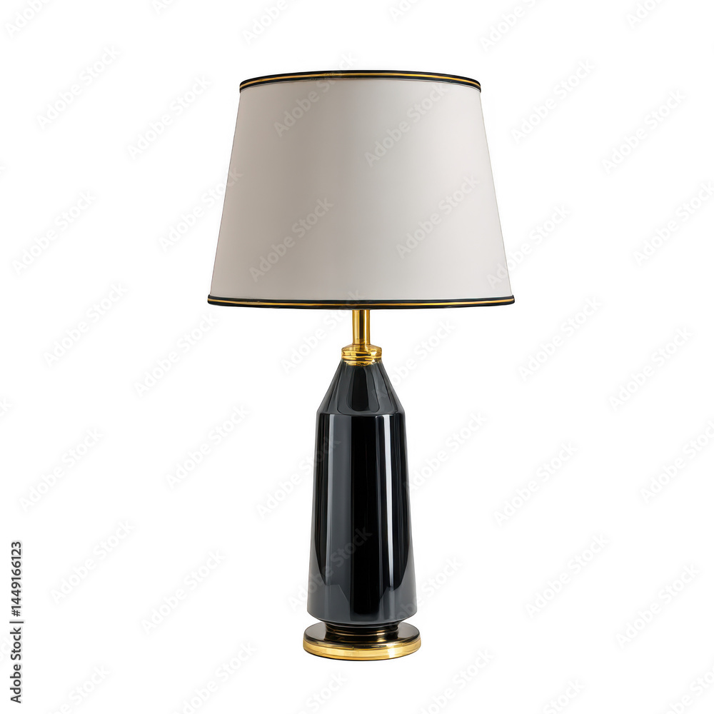 Elegant table lamp isolated on transparent background Elegant table lamp isolated on transparent background