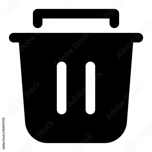 Trash bin icon for delete and removing