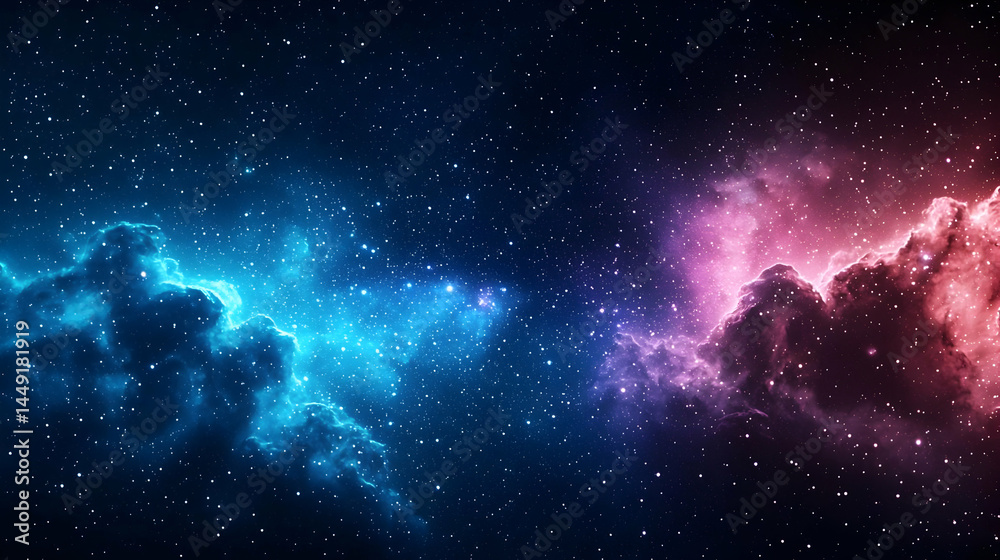 Obraz premium Colorful Nebulae In Deep Space