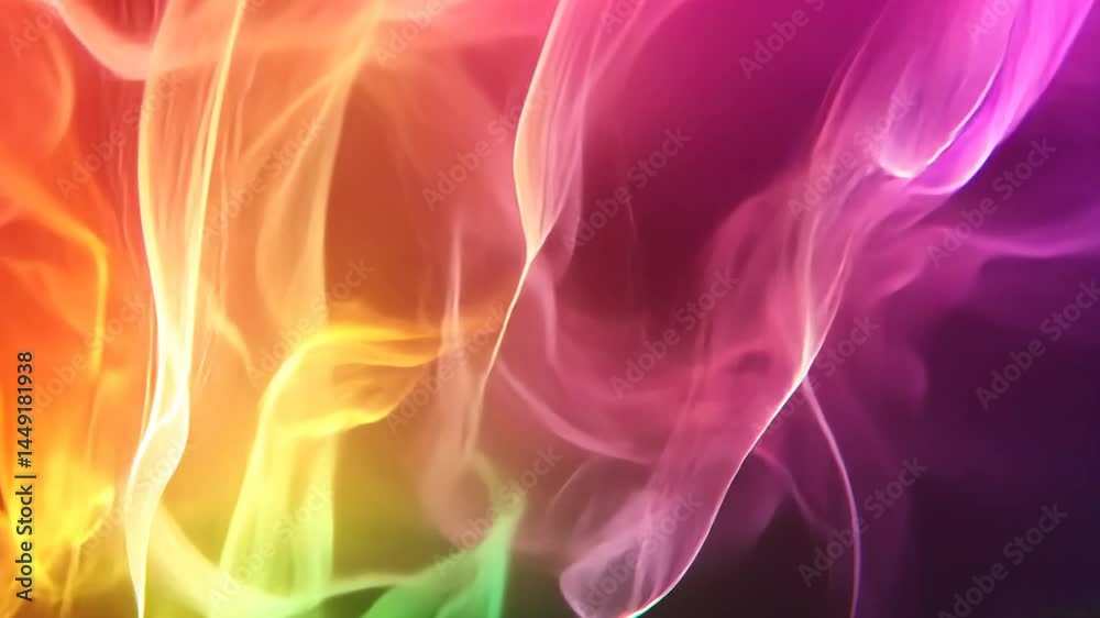 Elegant abstract smoke wisps in vibrant spectrum, blending fluidly and dynamically Elegant abstract smoke wisps in vibrant spectrum, blending fluidly and dynamically