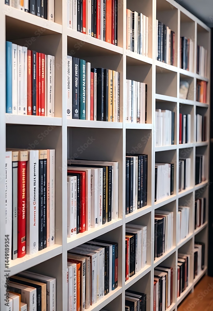 book shelf filled with lots of books book shelf filled with lots of books