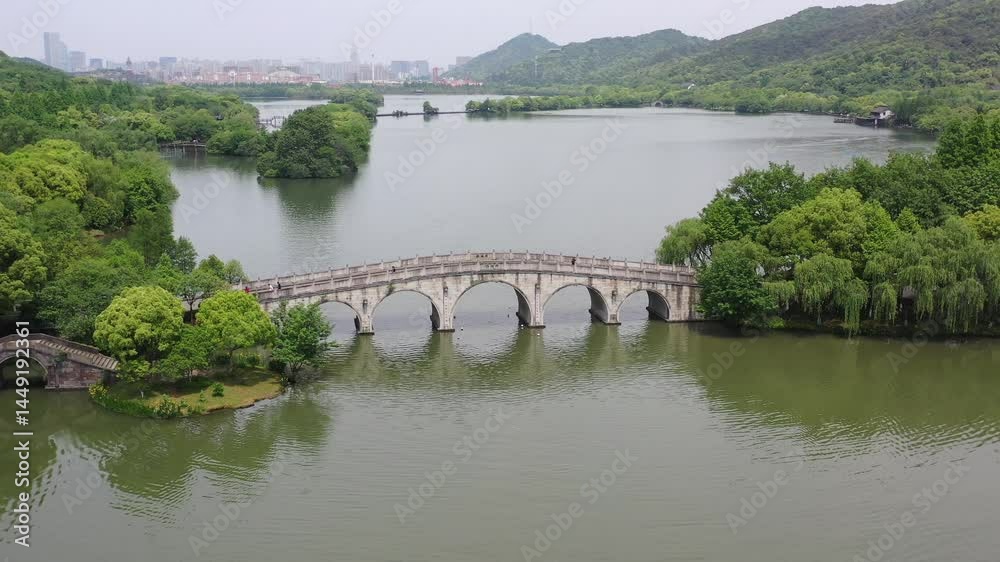 Explore breathtaking aerial views of Xianghu Lake in Hangzhou showcasing lush greenery and serene waters Explore breathtaking aerial views of Xianghu Lake in Hangzhou showcasing lush greenery and serene waters