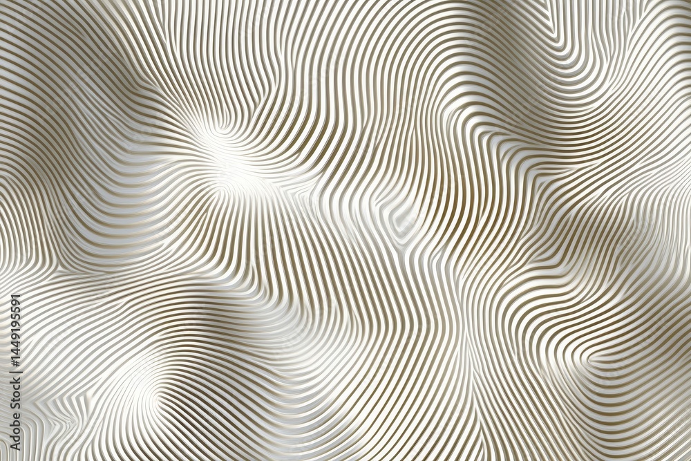 Abstract wavy lines, gold accents on a light background. Detailed, textured, and dynamic design Abstract wavy lines, gold accents on a light background. Detailed, textured, and dynamic design