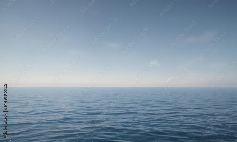 Fototapeta premium Gentle, dreamy light blue gradient, evokes calm ocean, abstract and peaceful , backdrop, oceanic, aqua