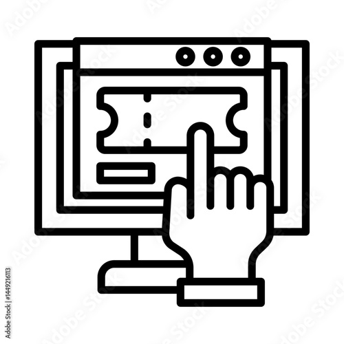 Online Booking Icon