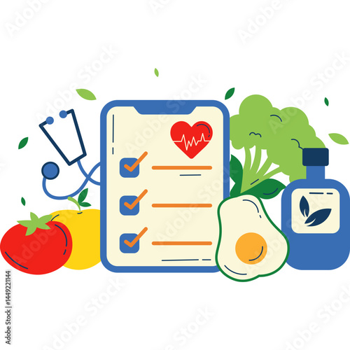 Nutrition Day Illustration