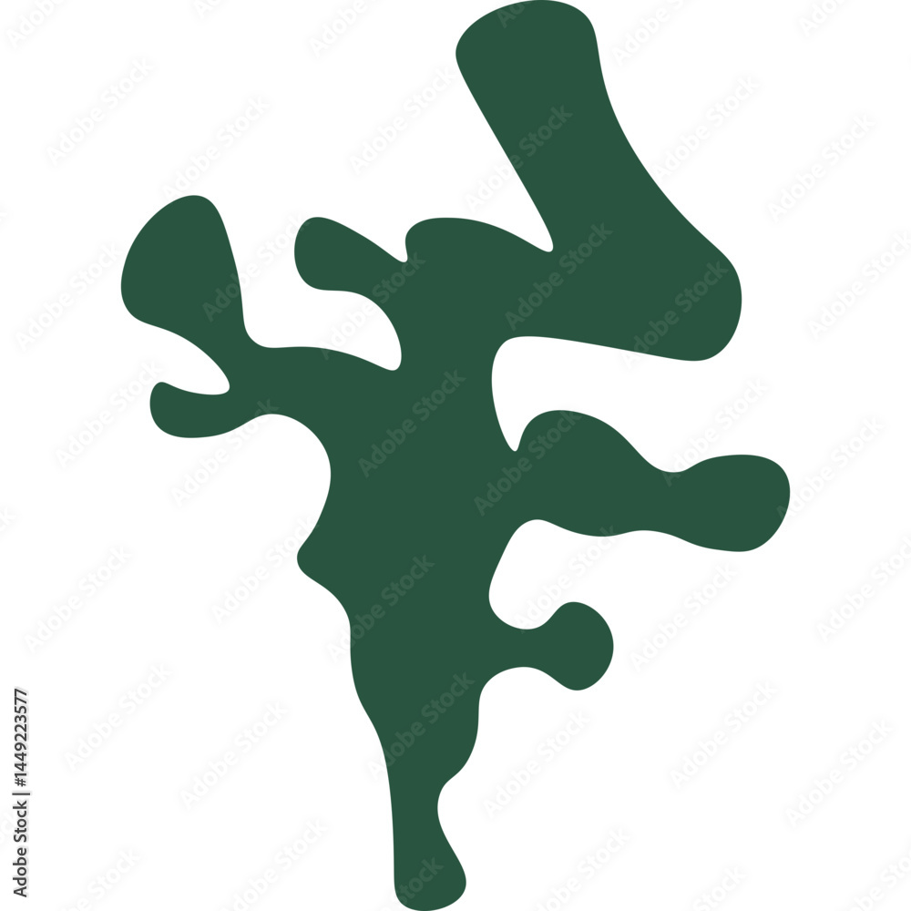Abstract Leaves Shape Abstract Leaves Shape