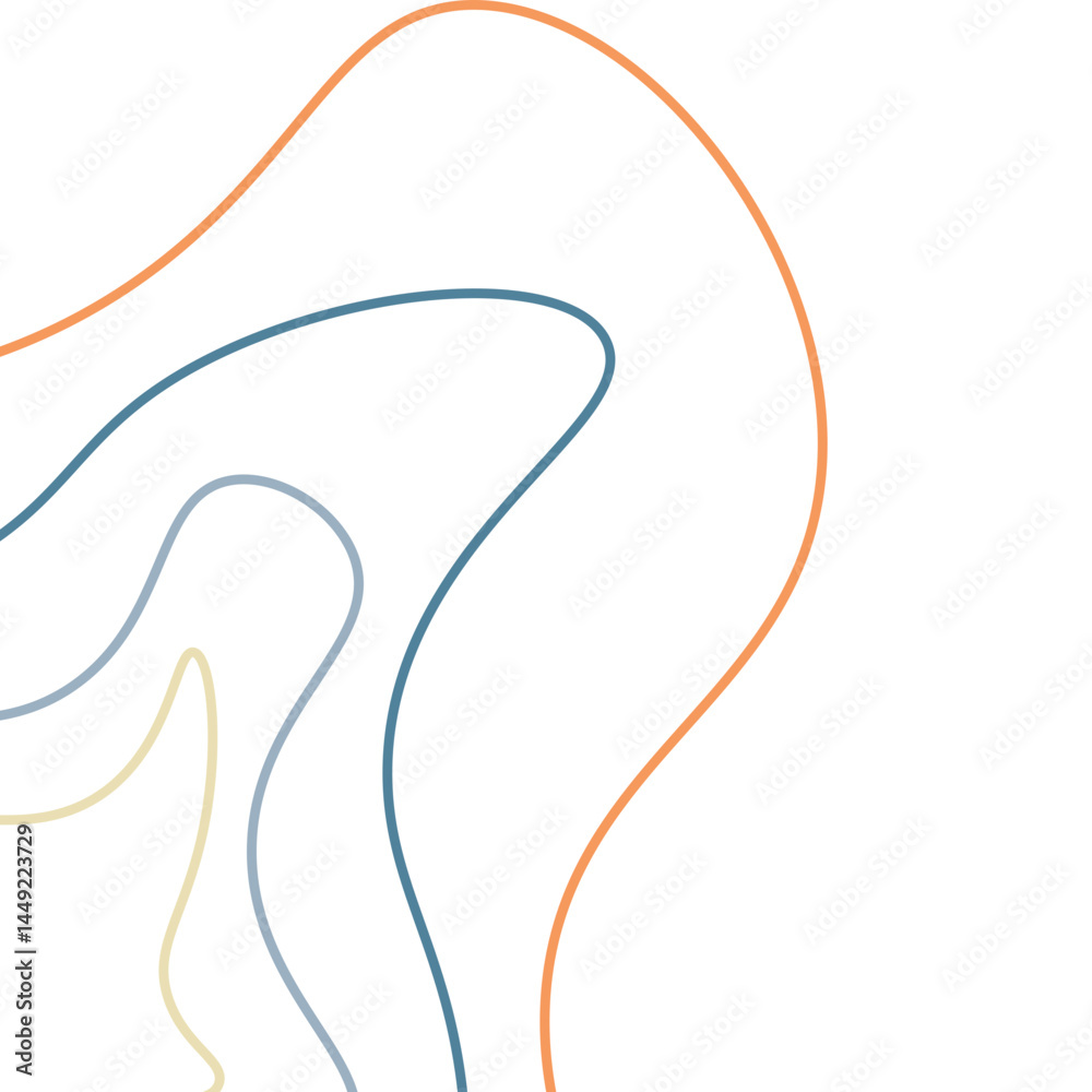 Obraz premium Cute Abstract Line