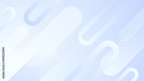 Light blue background with white abstract shapes. Suitable for web design, social media graphics, and digital presentations that require a modern aesthetic.