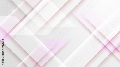 Simple abstract design with pink and white shapes suitable for backgrounds, social media graphics, packaging, and feminine branding materials.