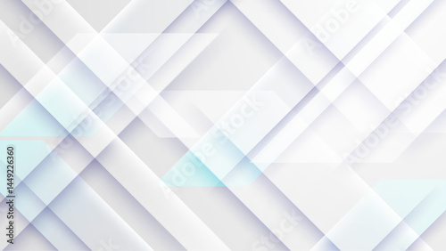 Title White and blue abstract geometric background. Suitable for modern website design, social media graphics, geometric patterns, brochures, stationery, and digital art projects.