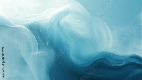 Serene blue abstract background soft gradient texture image
