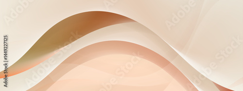 Digital abstract background with a brown curve suitable for tech presentations, web design, posters, and digital artwork. Texture, technology, artistic.