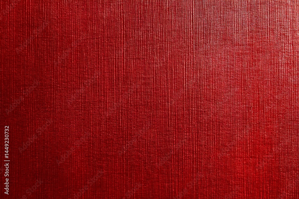 Dark Red Textured Background with Fine Vertical Lines Closeup, Abstract Material Dark Red Textured Background with Fine Vertical Lines Closeup, Abstract Material