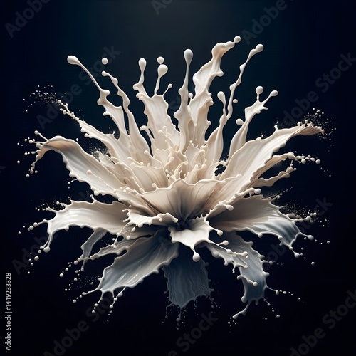 The Sculptural Beauty of Milk Splashes 2