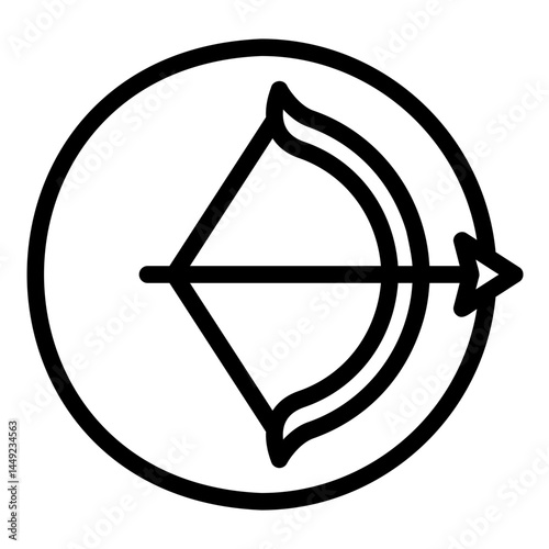 sagittarius Line Icon