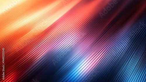 Ultra-High Definition Metallic Gradient Art with Diagonal Lines and Cinematic Lighting in 8K
