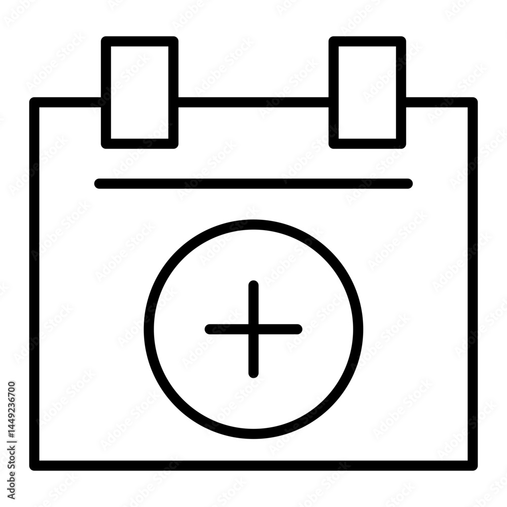 Obraz premium schedule lineal icon