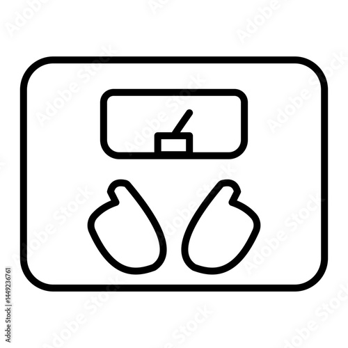 scale lineal icon
