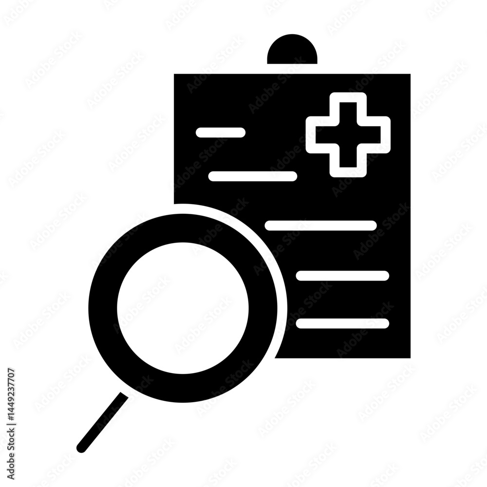 diagnosis lineal icon diagnosis lineal icon