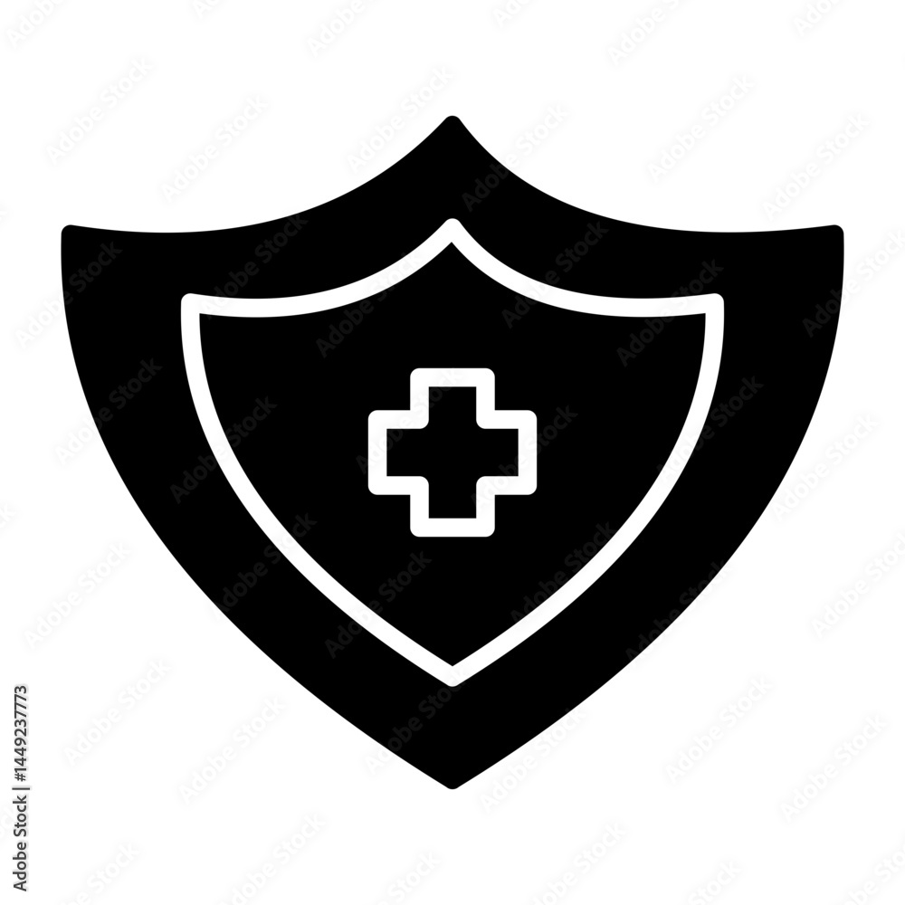 Obraz premium shield simple icon