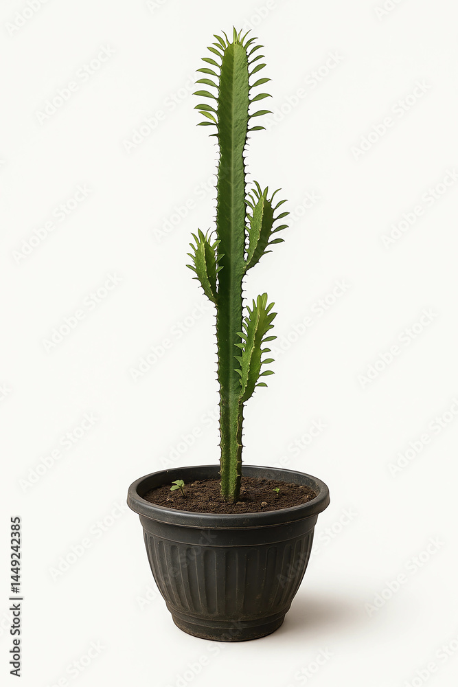 cactus in a pot. columnar cactus in pot cactus in a pot. columnar cactus in pot