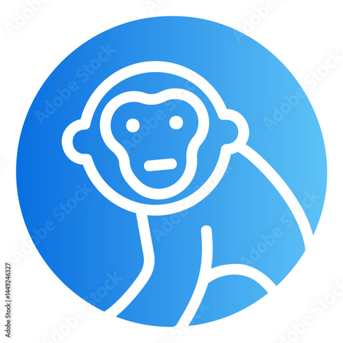 monkey Gradient icon