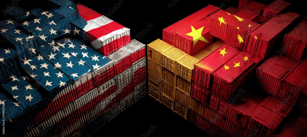 America versus Vietnam. Import export manufacture. Politic diplomacy agreement. Generative AI technology.