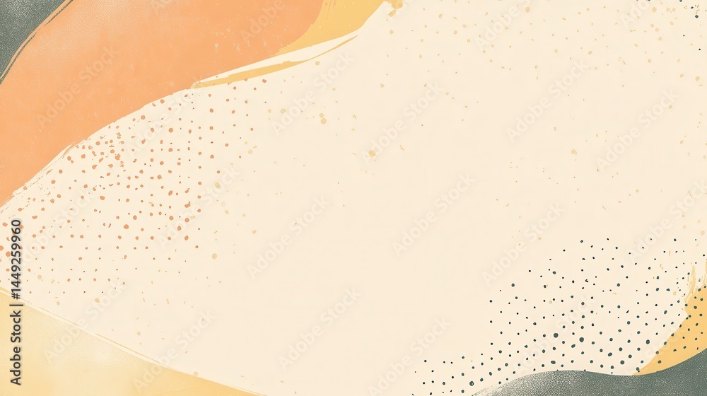 Obraz premium Abstract background with soft color blends and dots