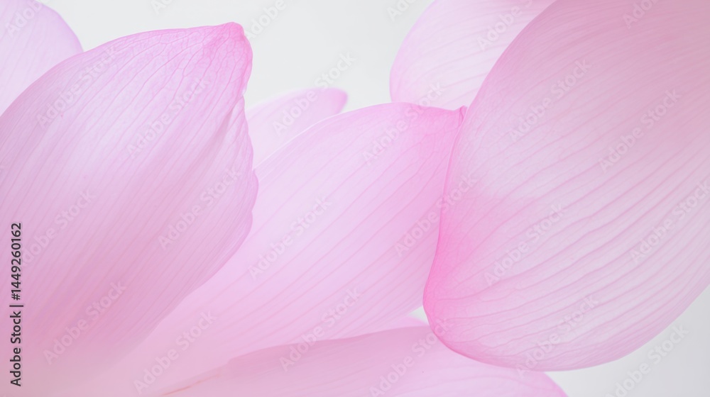 Close-up of Pink Lotus Petals Close-up of Pink Lotus Petals