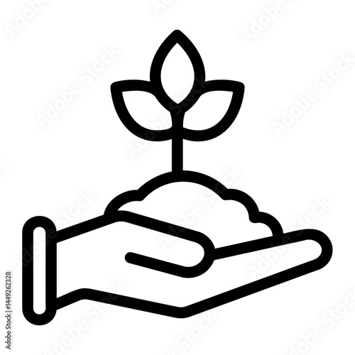 sprout Line Icon