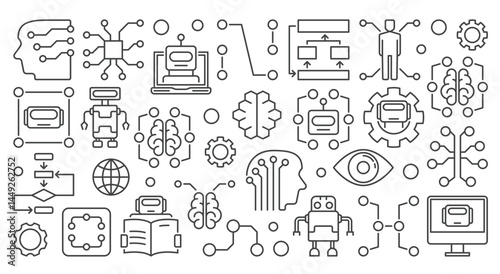 AI icons showcase technological progress