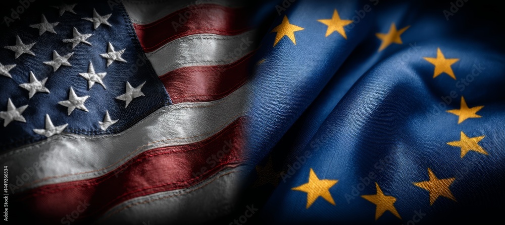 America and European Union trade war. Generative AI technology.