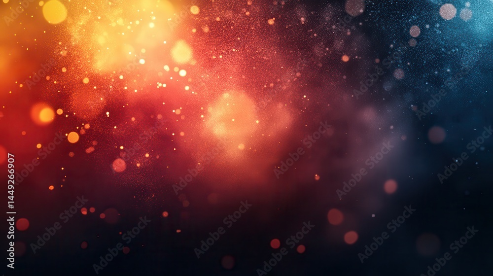 Fototapeta premium Abstract bokeh background with vibrant colors (17)